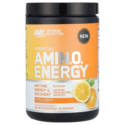 2 X Optimum Nutrition, Essential Amin.O. Energy�, Citrus Spritz, 9.5 oz (270 g)