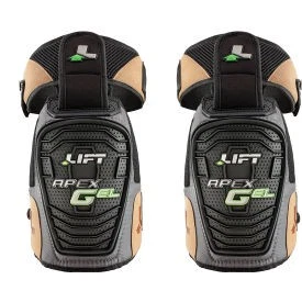 Gel Knee Guard Knee Protector/Pad 1 Pair Lift Safety KAX-0K One Size Black - Image 1 of 1