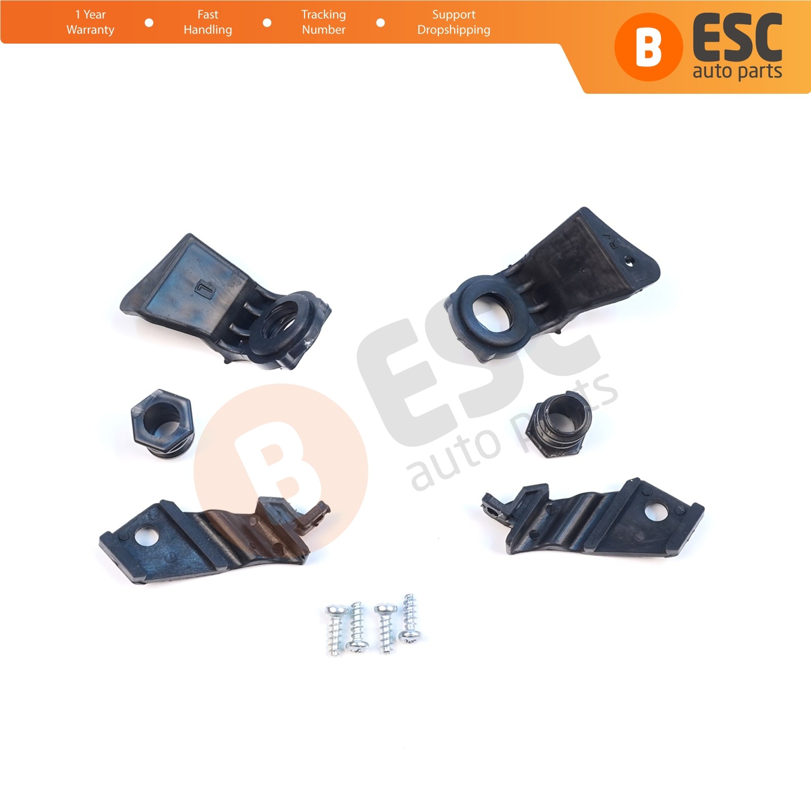 Headlight Repair Bracket Set Left Right for VW Jetta Golf MK5 A5 1K 2004-2009