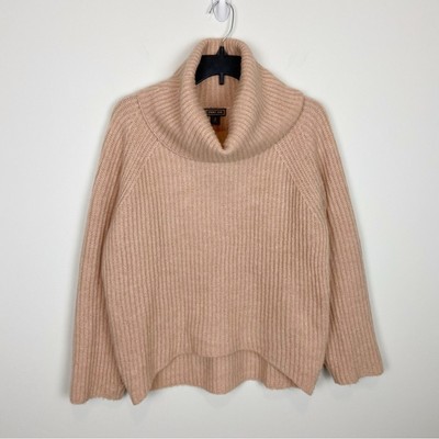 J. Crew Point Sur Chunky Ribbed Turtleneck Sweater Size S