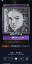 Star Wars Card Trader SWCT 11th Anniversary: Sketch Portraits Padme Amidala Epic