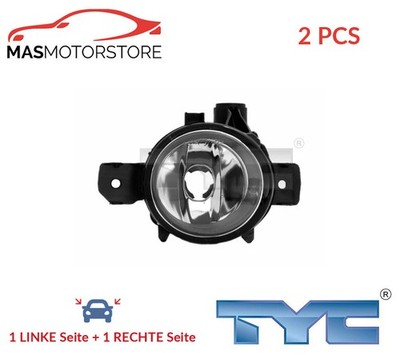 NEBELSCHEINWERFER PAAR SET TYC 19-0467-01-2 2PCS I FÜR BMW 1,X3,X1,X5,E83,E84