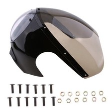Vintage Cafe Racer Style Drag Racing Headlight Fairing Cover with Bolts