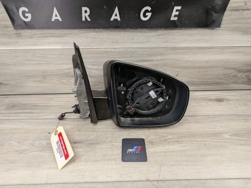10-13 OEM BMW E70 X5M Right Side Power Folding Mirror Camera Black Assembly