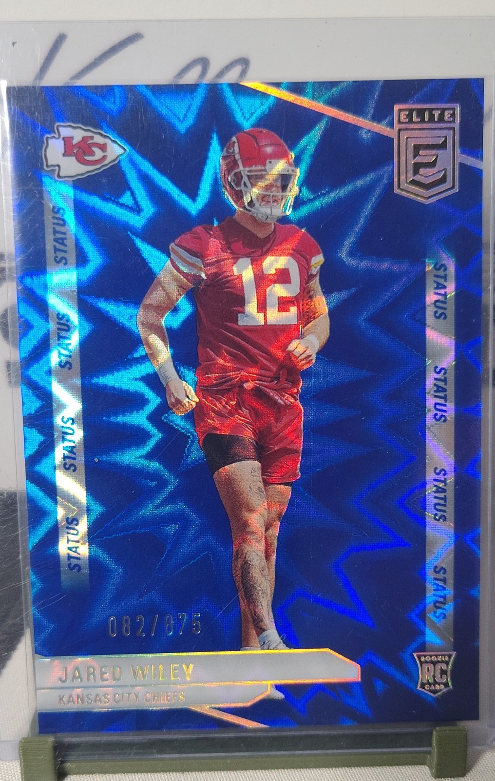 2024 Panini Donruss Elite - Rookies Jared Wiley #152 Status Explosion /875 (RC)