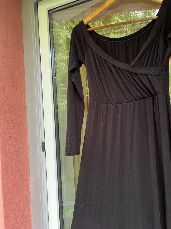 Umstandsmode Schwangerschaftskleid Größe M schwarz, gebraucht,für FotoShooting - Bild 2 von 4
