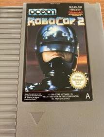 NES ~ ROBOCOP  2 ~ Nintendo Game 3 Screw NES-2C-AUS Game Cart Only Pal A