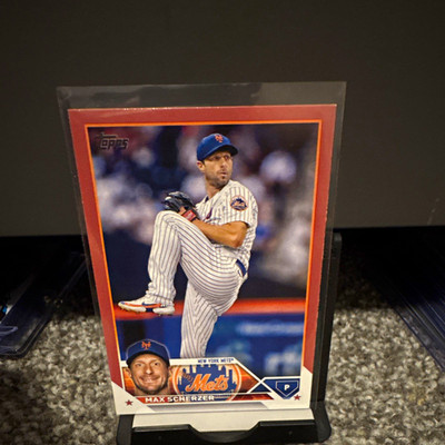 Topps 2023 Max Scherzer #21 Mother's Day Hot Pink 31/50 Mets