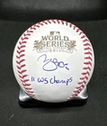 Yadier Molina Signed 2011 WS Baseball * JSA Witness * COA Autographed MLB STL