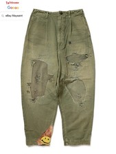 20AW JAPANESE-STYLE HIRATA WORN SMILEY PANTS DISTRESSED CAPITAL TROUSERS