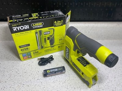RYOBI FVN51K Lithium 4-in-1 Cordless Stapler/Nailer Kit w/
