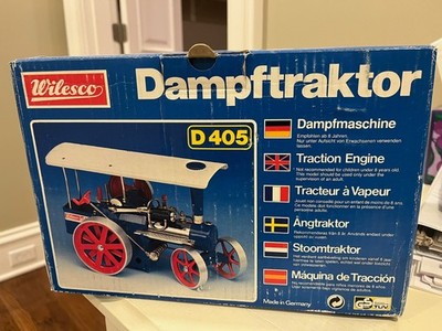 Wilesco D405 Traction Steam Engine w/ Original Box Dampftraktor Made in Germany