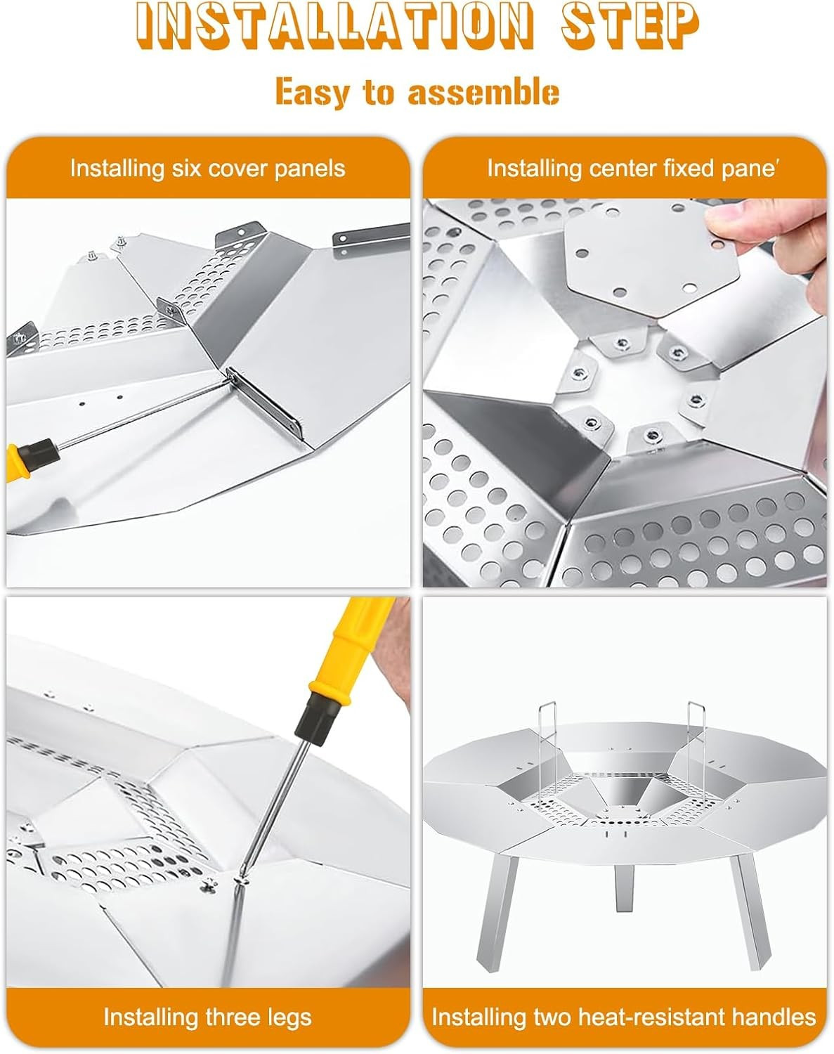 Heat Deflector for Solo Stove Bonfire, 19.5" Heat Deflector for Solo Stove Fire