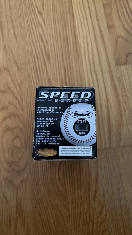 SENSOR DE VELOCIDADE INTEGRADO MARKWORT 9" BEISEBOL 8 distâncias predeterminadas para 120 MPH - Imagem 2 de 4