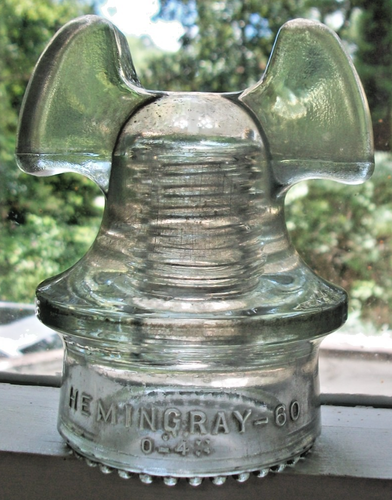 Insulator-MICKEY MOUSE-Wide Groove- CD 257 - HEMINGRAY - 60 / # & dots - USA/ #5