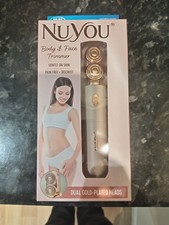 JML NuYou Body and Face Hair Trimmer DUAL Gold Plated Heads Gentle Pain Free