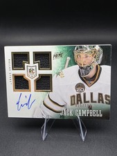 2013-14 Panini Prime Hockey Jack Campbell RC Patch Auto /199
