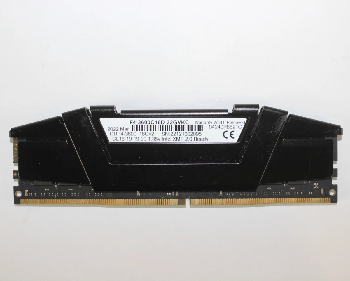 G. SKILL DDR4 SDRAM 16 GB Capacity per Module Memory (RAM) for