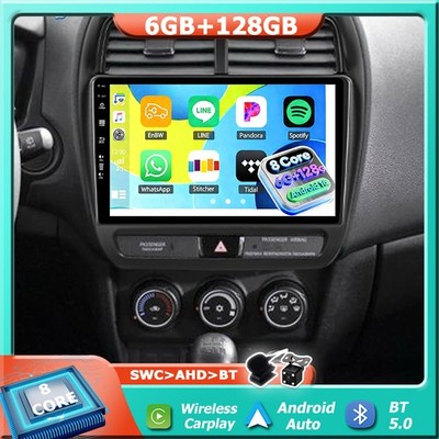 9'' 6G+128GB Android 16 Für Mitsubishi ASX 2017-2021 Autoradio GPS Navi SWC DAB+