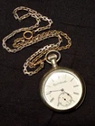ANTIQUE ELGIN NATIONAL WATCH Co. 7 JEWEL 6355369 ORESILVER CASE MW POCKET WATCH