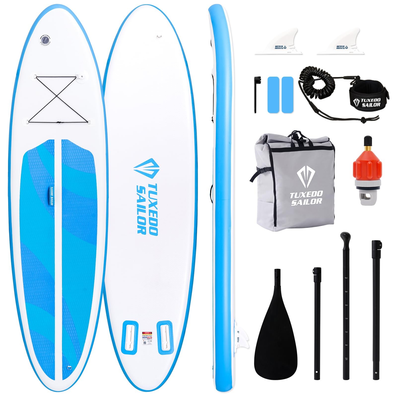 Inflatable Stand Up Paddle Board Foldable SUP for All Skill Levels