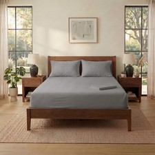 Twin XL Size Sheets Set, 4-Piece Premium Egyptian Long-Staple 100 Cotton Bed...