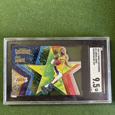 2020-21 Panini Contenders #3 LeBron James Superstar Die Cut  9.5 