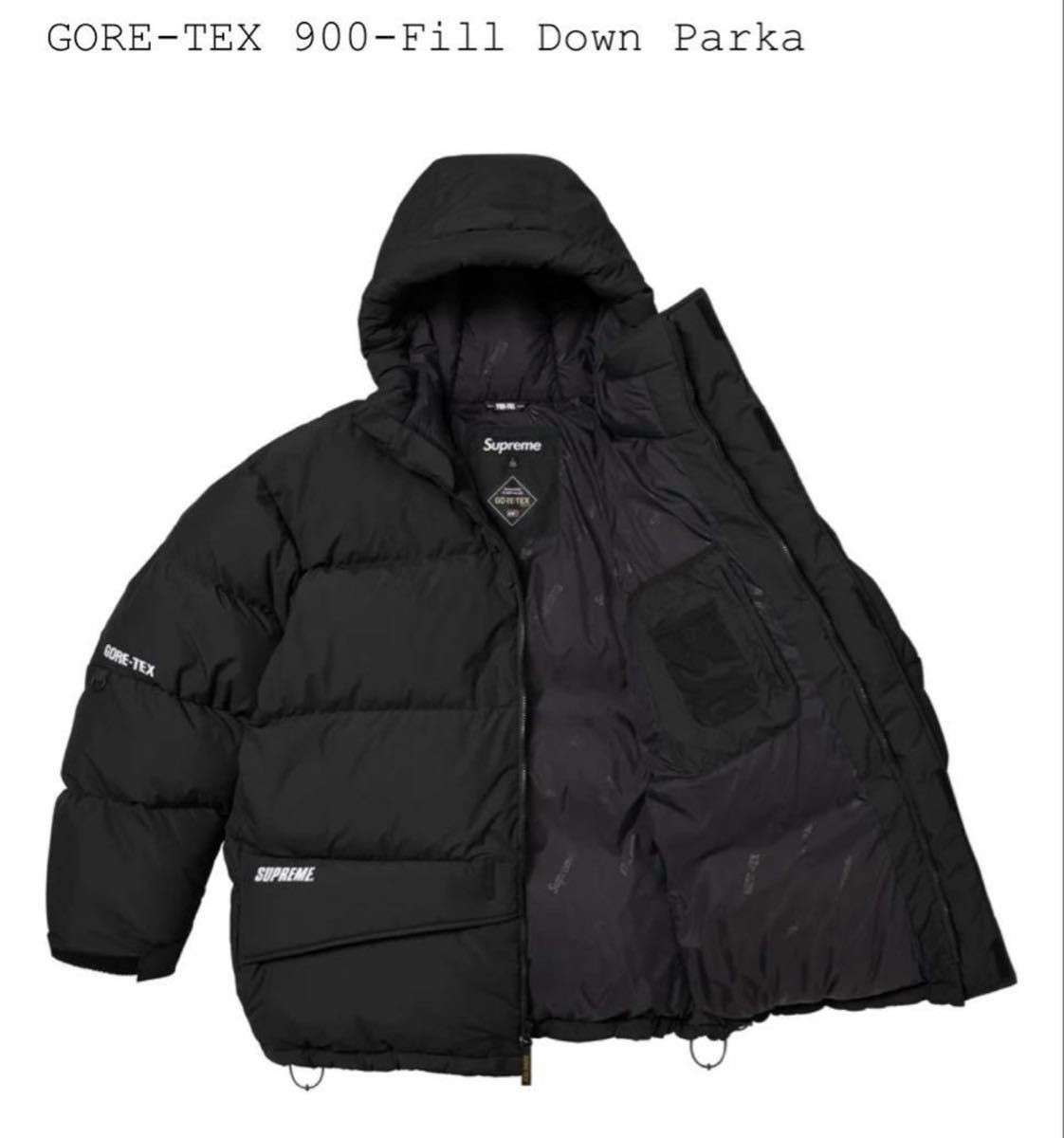 Supreme GORE TEX 900 Fill Down Parka Black | eBay 