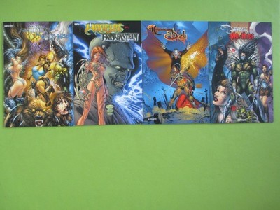 Monster War1,2,3,4 Tomb Raider Witchblade,Magdalena,Mr Hyde limi Infinity Verlag