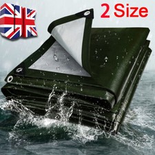 Large Tarpaulin Heavy Duty Regular Waterproof Cover Tarp Ground Camping Sheet