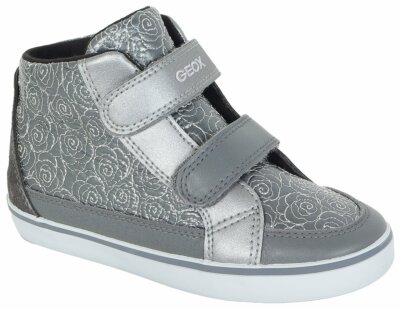 GEOX KIWI A sneakers NYLON+NAPPA DK GREY