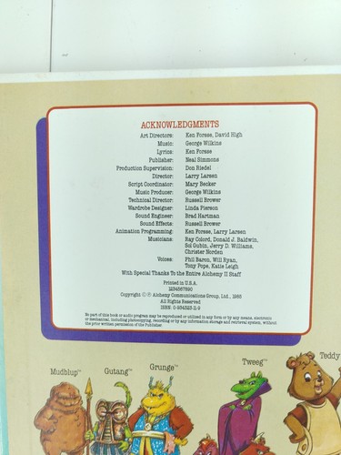 Vintage Teddy Ruxpin The Missing Princess Hardcover Children's Book 1985 - Picture 6 of 8