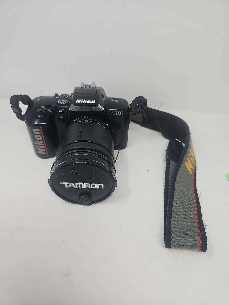 Nikon N5005 35mm Film Camera w/ Tamron Aspherical AF 28-200mm Lens Tested