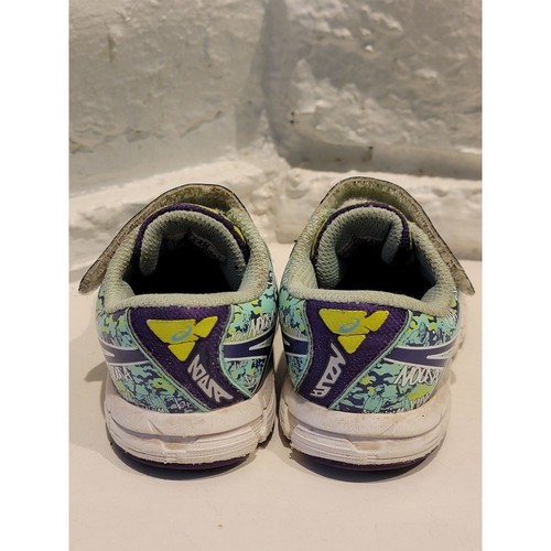 Asics Tri 10 TS Noosa Sneakers Toddler Girls Size 5 C524N Blue Green - Picture 4 of 8