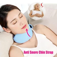 Anti Snore Chin Strap For Men Women Adjustable Stop Snoring Sleep Neck Brace