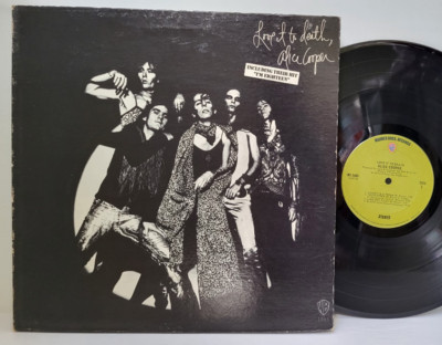1971 ALICE COOPER Love It To Death Vinyl Censored WB Green Label - Tested G+ *C8