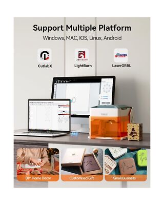 WAINLUX K10 3W Laser Engraver Machine, Mini Laser Engraving