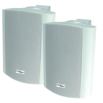 NEW (2) Outdoor Pool Speakers Bookshelf Stereo Party Speaker Heavy Duty
