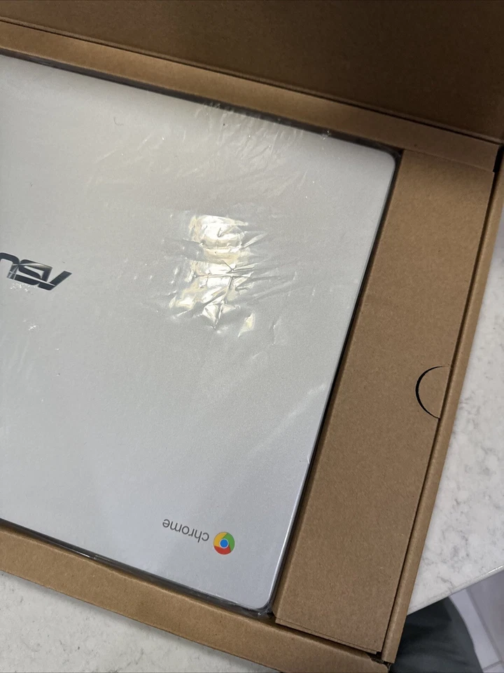 ASUS Chromebook C523 Laptop, 15.6" HD NanoEdge-Display with 180 Silver  - Image 4 of 4