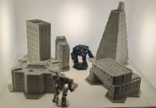City set hex 6mm terrain FAST SHIP|Alternate Wargaming Miniature