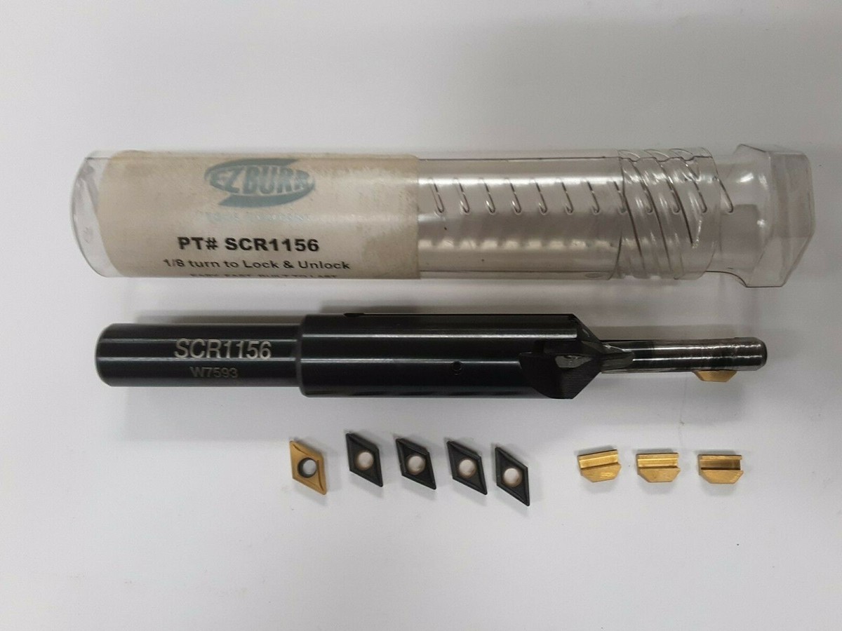 EZ-Z Burr Hole Deburring Tool SCR1156, with Extra Carbide