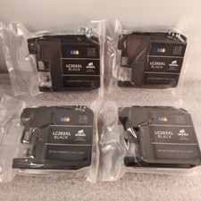 4 Pack LC203XL Black IKONG Ink Cartridges - Replacements for Brother