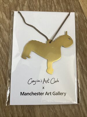 GRAYSON PERRY - Solid Brass Necklace - Chris Whitby Cat 2020