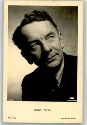 39614486 - Erich Ponto Ross-Verlag a3243/1 photo Haenchen film actor
