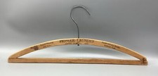Old Antique Wood Coat Hanger PIONEER LAUNDRY OAKLAND CALIFORNIA Advertising