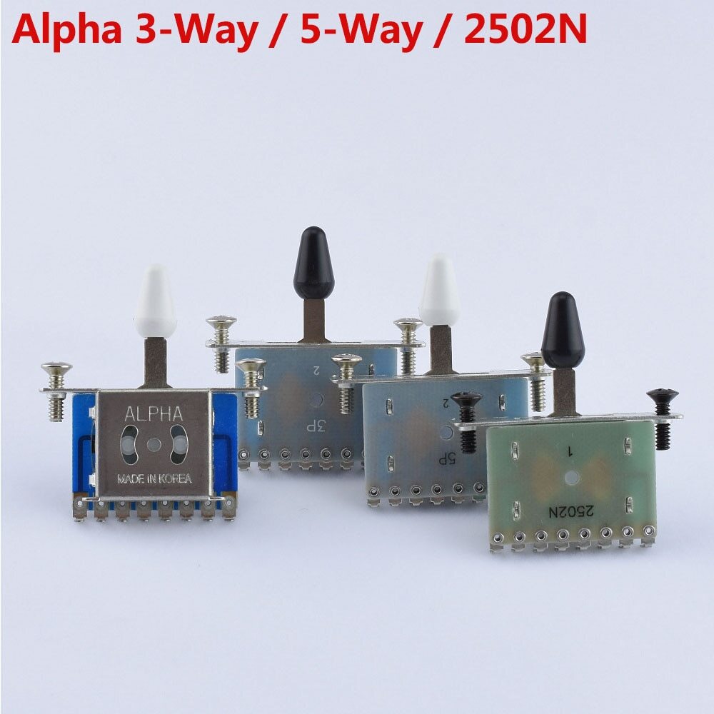 NEW Alpha Switch 5-Way / 3-Way / 2502N Alpha Electric Guitar NEW Alpha Switch 5-Way / 3-Way / 2502N Alpha Electric Guitar