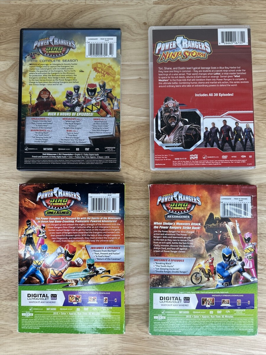 ジス トレカ dvd Power Rangers Dino Charge Ninja Storm DVD Lot : The Complete