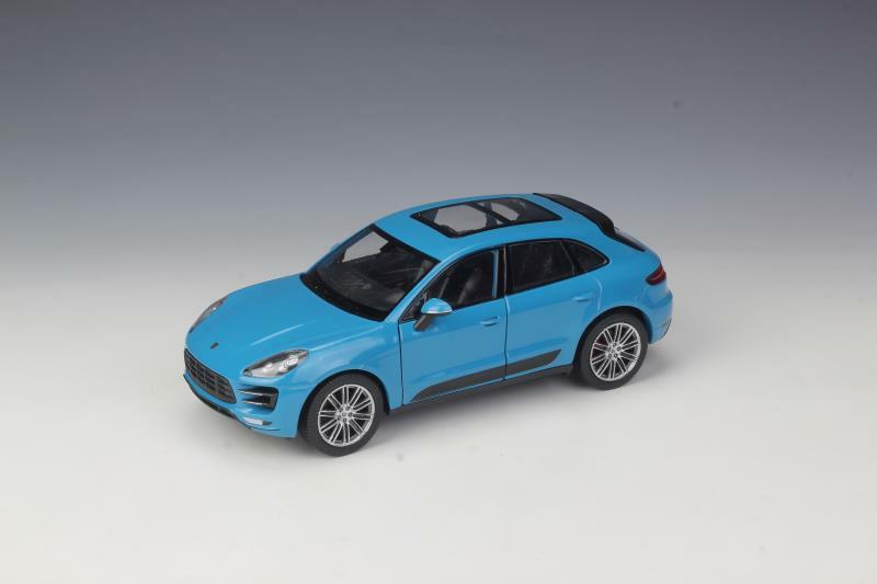Welly 1:24 Porsche Macan Diecast Model Sports Racing Car Toy NEW IN BOX Blue