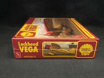 1/48 Scale Lockheed Vega Shell Oil Aircraft Model - Vintage Plane Replica For Collectors & Hobbyists