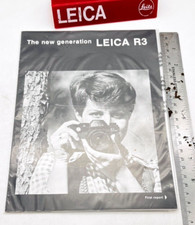 Leica R3 Brochure, original- not a PDF